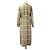 Autre Marque Vestido camisero de alpaca con estampado tartan Drawer - vista 5