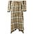 Autre Marque Vestido camisero de alpaca con estampado tartan Drawer - vista 8