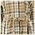Autre Marque Vestido camisero de alpaca con estampado tartan Drawer - vista 9