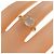 Autre Marque Torini Rose Quartz Au750 Ring Golden - Ansicht 5