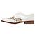 Dolce & Gabbana Sapatos Derby de couro Dolce&Gabbana Branco - vista 4