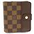 Cartera Louis Vuitton Compact Zip Damier Castaño