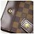 Cartera Louis Vuitton Compact Zip Damier Castaño - vista 5
