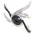Autre Marque LuxUness Karachi Platinring mit blauem Saphir - Ansicht 2