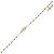 Autre Marque Bracciale Maria Cross in Au750 D'oro