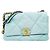 Borsa a tracolla 2way Chanel 19 in agnello Verde