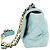 Borsa a tracolla 2way Chanel 19 in agnello Verde - vista 3