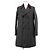Abrigo de lana Gucci Castaño Negro Gris antracita Morado oscuro