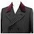 Abrigo de lana Gucci Castaño Negro Gris antracita Morado oscuro - vista 2