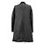 Abrigo de lana Gucci Castaño Negro Gris antracita Morado oscuro - vista 4