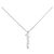 Autre Marque Collana in platino e diamanti Argento