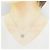 Autre Marque Collana Fiore in Acquamarina 2way in Oro Bianco K10 Argento - vista 7