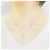 Autre Marque Collana con Croce in Oro Bianco K10 e Zirconia Cubica Argento - vista 6