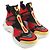 Sneakers Arclight in nylon Louis Vuitton Nero Rosso Giallo - vista 3
