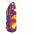 Camiseta Louis Vuitton City Print LVChain Roja Multicolor - vista 2