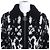 Chaqueta de punto COCO Mark de Chanel Negro Blanco - vista 4