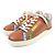 Zapatillas Lowline Low Top de cuero COACH Castaño Bronce
