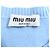 Miu Miu MIUMIU Kaschmir-Stricktop Blau Hellblau - Ansicht 6