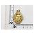 Collana con pendente Chanel CC Coco Letter in metallo con perle finte D'oro - vista 6
