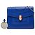 Bulgari Borsa a tracolla con catena Bvlgari Serpenti Forever Blu - vista 15