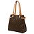 Sac à l'épaule vertical Louis Vuitton Monogram Batignolles Marron - vue 2