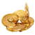 Chanel Coco Mark Vintage Arabesque Pattern Clip-Ohrringe Golden  - Ansicht 3