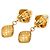 Orecchini Chanel Matelassé Vintage Swing D'oro - vista 2