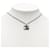 Collana Chanel Coco Mark Nero Argento  - vista 6