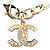Bracciale con charm Chanel placcato oro - vista 4