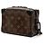 Borsa a tracolla Louis Vuitton Monogram Solar Ray Mini Soft Trunk Marrone Nero - vista 2