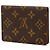 Portacarte verticale Monogram Louis Vuitton Marrone - vista 2