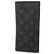Portafoglio lungo Louis Vuitton Monogram Eclipse Brazza Nero