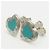 Orecchini Tiffany & Co. Return to Mini Love Heart Argento Blu - vista 3