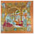 Hermès Sciarpa Carre 90 HERMES in seta multicolore  - vista 3