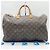 Borsa Louis Vuitton Round Speedy Monogram Denim Marrone - vista 6