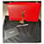 Yves Saint Laurent Sac Saint Laurent Kate en cuir rouge avec pompon  - vue 12