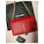 Yves Saint Laurent Sac Saint Laurent Kate en cuir rouge avec pompon  - vue 13