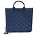 Tote in gomma per bambini Gucci, misura medium Blu navy