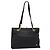 Bally Vintage gestepptes Leder Schwarz