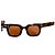 Autre Marque Gafas de sol carey con lentes naranja Castaño - vista 2