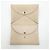 Hermès Mini Cartera Calvi Duo Compact, Epsom Calfskin, Craie Blanco Blanco roto - vista 5