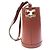 Céline Borsa a tracolla Celine Triomphe in pelle rosso-marrone - vista 3