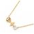 Collana con pendente in metallo dorato Louis Vuitton D'oro