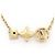 Collana con pendente in metallo dorato Louis Vuitton D'oro - vista 2