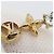 Collana con pendente in metallo dorato Louis Vuitton D'oro - vista 4