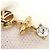 Collana con pendente in metallo dorato Louis Vuitton D'oro - vista 5
