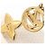 Collana con pendente in metallo dorato Louis Vuitton D'oro - vista 6
