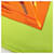 Silk In Hermès Sciarpa in seta Hermes "La Tour Eiffel S'envole" Arancione Verde chiaro - vista 5