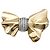 Broche Fred "Nœud", oro amarillo y acero.