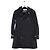 Saint Laurent Gabardina negra Negro